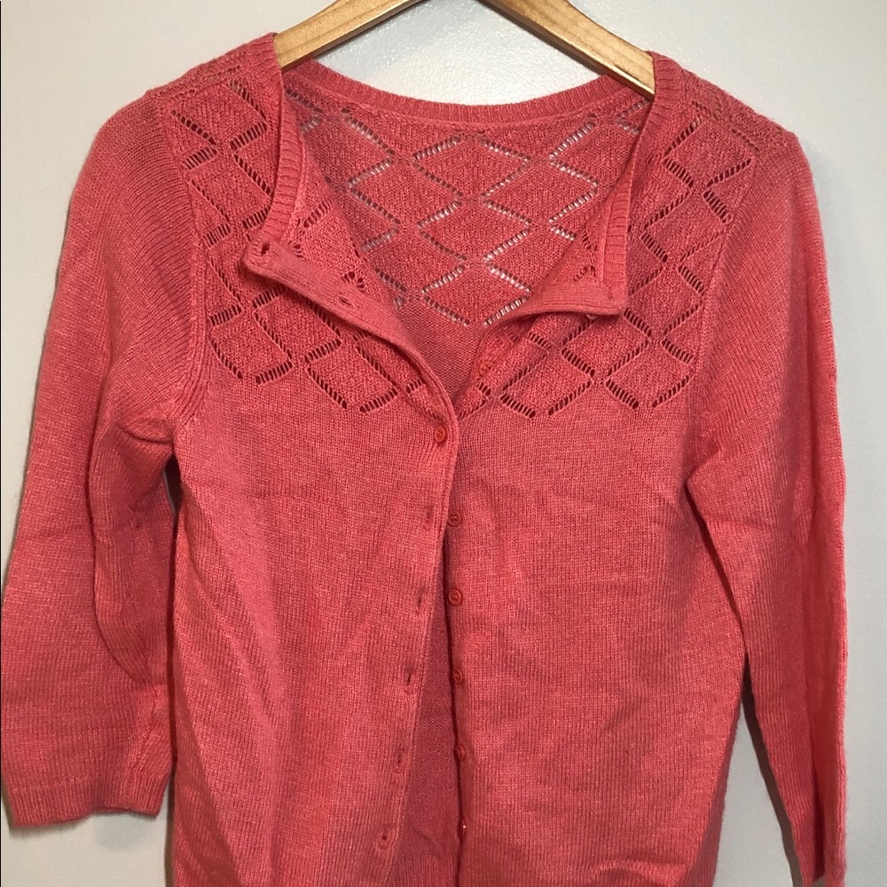 Knit Button-Up Sweater